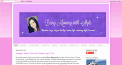 Desktop Screenshot of beingmommywithstyle.com